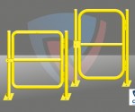 Промышленная калитка СНК НордМашСервис. Типовое решение из металлической трубы.