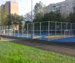 Спортивное ограждение из 6-угольной сетки, Москва, 2021 год