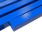 опора столб с полимерным покрытием синяя