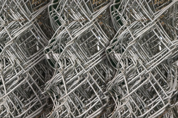 Сетка-рабица Метизная лавка. Ячейка 50х50 мм. Фото крупный план
